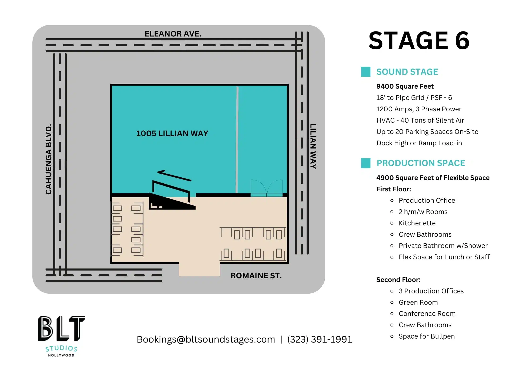 blt studios, stage 3 schematic